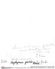 Historisches Foto (Rückseite) von Oxythyreus gibbus (Reuss, 1858) (NHMW-AFW-GEO-BACHMAYER-FOTO-1990-0041-0264)